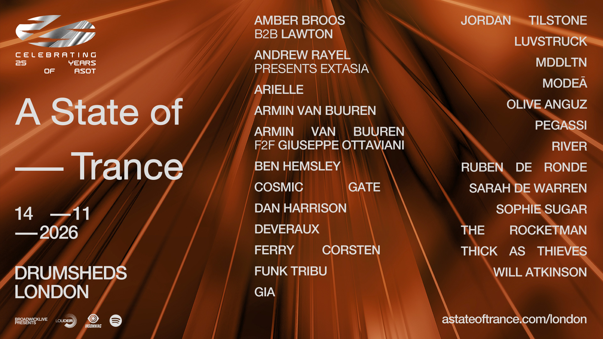 A State Of Trance Festival page / Drumsheds London